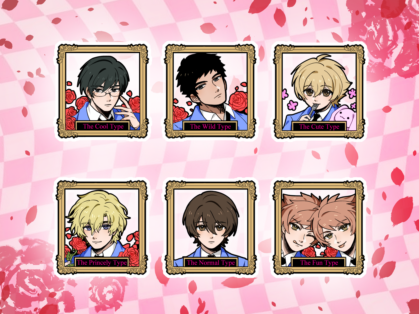 OURAN HIGHSCHOOL HOST CLUB keychains