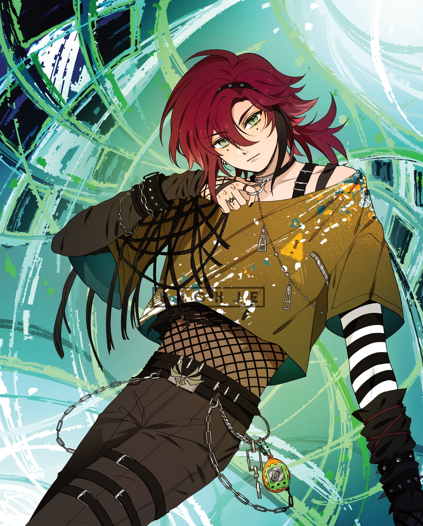 GENSHIN Fashion Print - Heizou