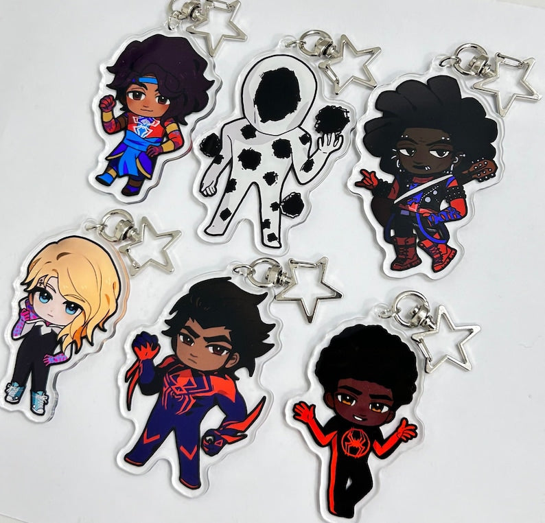 SPIDERVERSE keychains