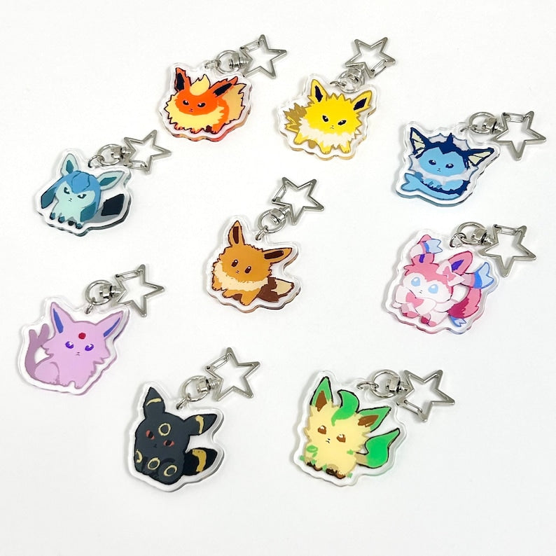 EEVEELUTION keychains