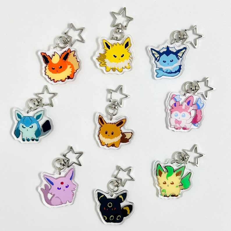 EEVEELUTION keychains