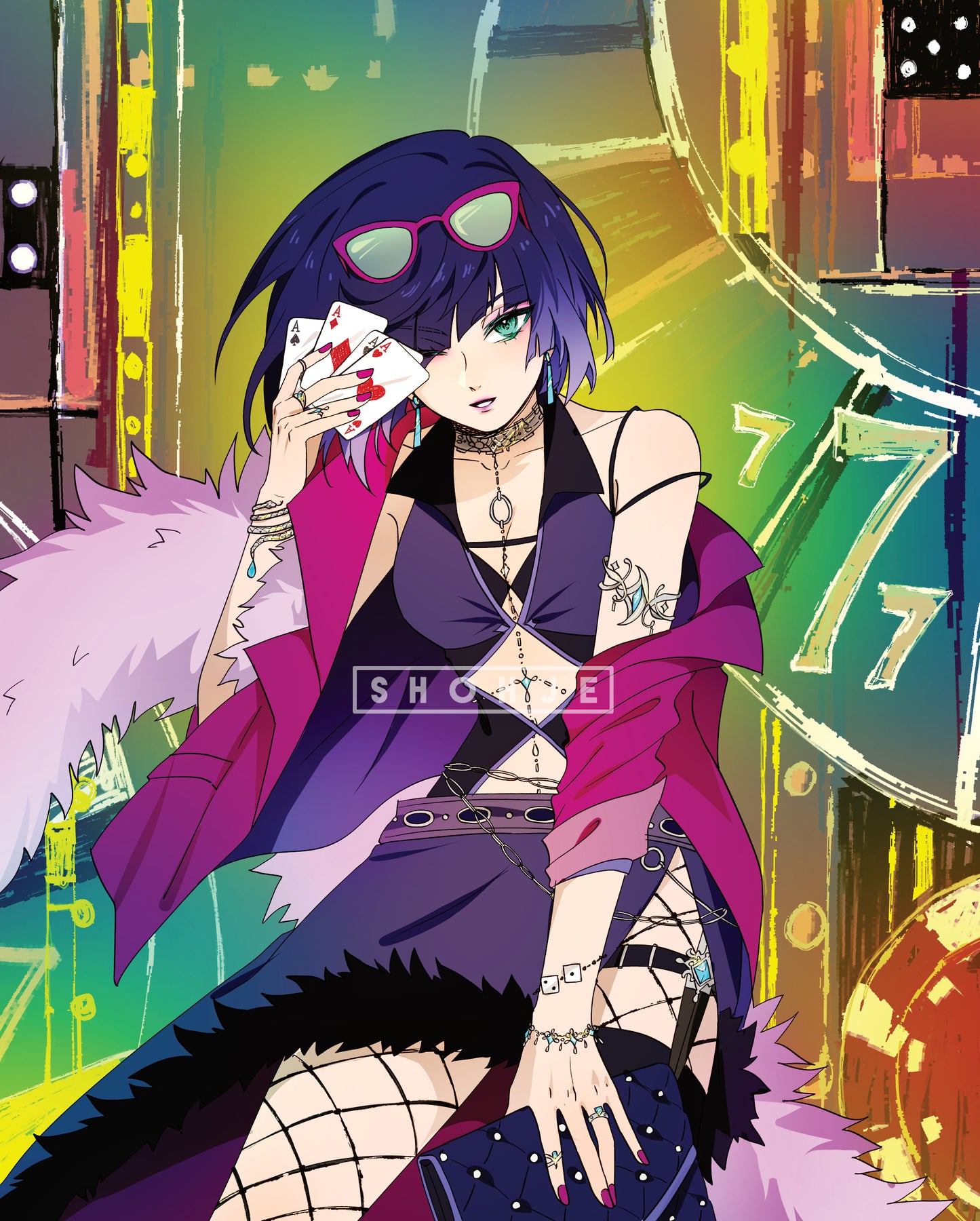 GENSHIN Fashion Print - Yelan